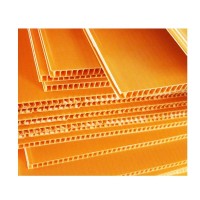 Coreflute Plastic Panel Flame Retardant Corrugated Plastic Sheet For Printing