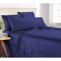 Hypoallergenic 100% Organic Bamboo Fiber Green Bed Sheet Set With Deep Pocket